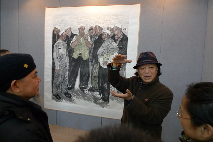 尼玛泽仁点评回族画家李辉的作品《漫花儿》.jpg